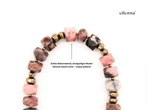 Handyhülle Berry & Handykette mit Rhodonit