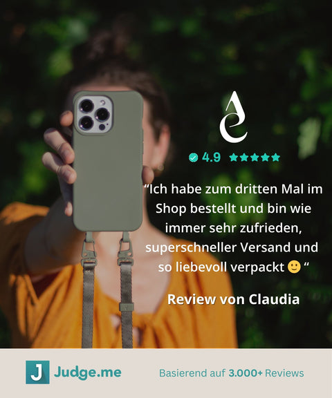 Handyhülle mit Band, Pine