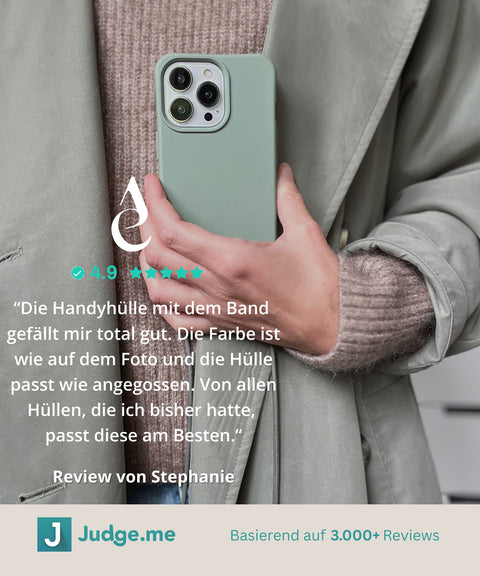 Handyhülle mit abnehmbarer Kordel, Sage & Mud