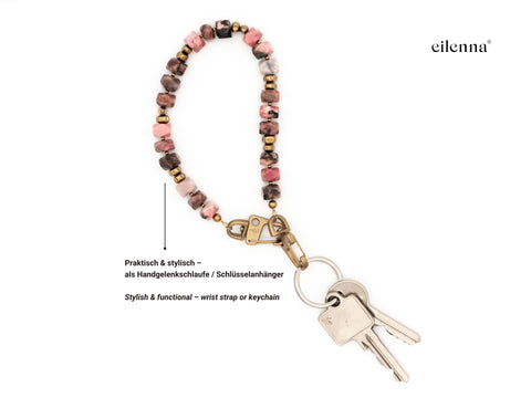 Handyhülle Berry & Handykette mit Rhodonit