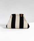 MIO Clutch Schwarz-Weiß gestreift