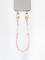 Kurze Handykette Pink Sand