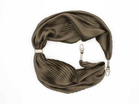 Plisseetuch Khaki