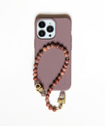 Handyhülle Berry & Handykette mit Pinker Aventurin