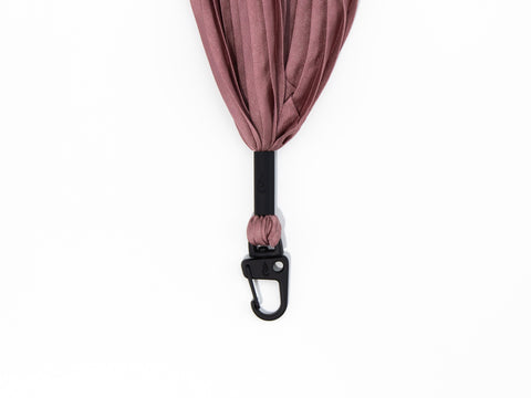 Handyhülle mit abnehmbarem Plisseetuch, Crow & Altrosa