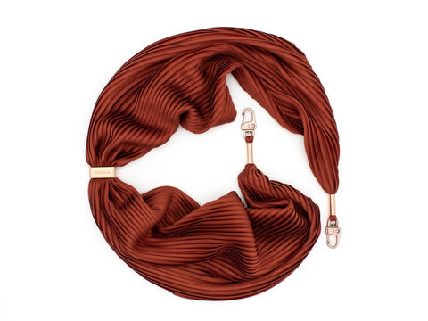 Kameragurt aus Plisseestoff