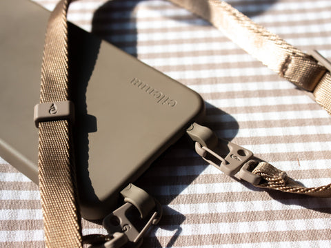 eilenna Lanyard mit SmartCase für iPhone Samsung, Set Wechselband mit Handyhülle, Schutzhülle und Strap, Handygurt zum Umhängen