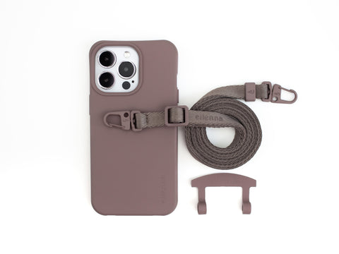 eilenna Lanyard mit SmartCase für iPhone Samsung, Set Handykette mit Schutzhülle, Wechselkette und Strap, Handygurt zum Umhängen