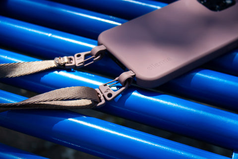 eilenna Lanyard mit SmartCase für iPhone Samsung, Set Handykette mit Schutzhülle, Wechselkette und Strap, Handygurt zum Umhängen