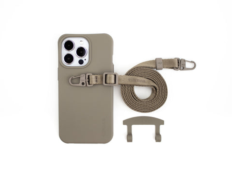 eilenna Lanyard mit SmartCase für iPhone Samsung, Set Wechselband mit Handyhülle, Schutzhülle und Strap, Handygurt zum Umhängen