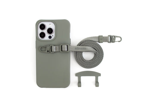 eilenna Lanyard mit SmartCase für iPhone Samsung, Set Handykette mit Schutzhülle, Wechselkette und Strap, Handygurt zum Umhängen