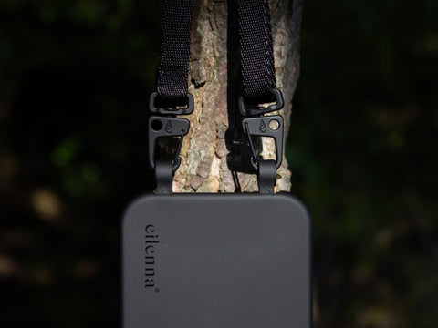 eilenna Lanyard mit SmartCase für iPhone Samsung, Set Handykette mit Schutzhülle, Wechselkette und Strap, Handygurt zum Umhängen