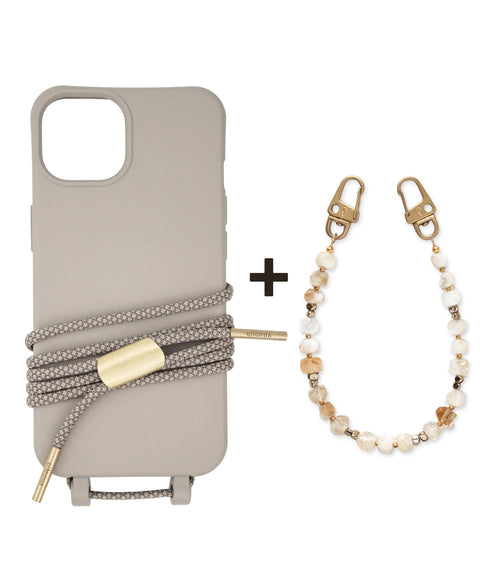 Mobile phone case with detachable cord, Clay & Ginger