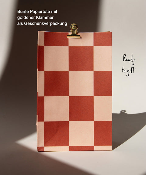 Grußkarte Für Freundschaft mit handgemachtem Sonnenfänger & Geschenktüte