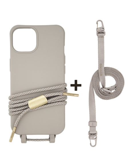 Mobile phone case with detachable cord, Clay & Ginger