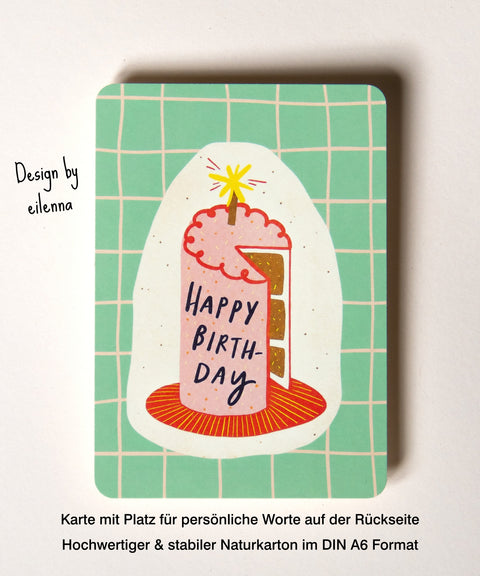 Bundle Geburtstag - Handyhülle mit abnehmbarer Kordel & Sonnenfänger mit Grußkarte