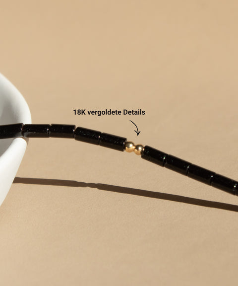 black glasses chain