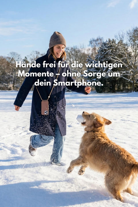 Handyhülle mit abnehmbarer Kordel, Berry & Bohemian