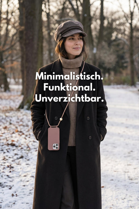 Handyhülle mit abnehmbarer Kordel, Berry & Bohemian