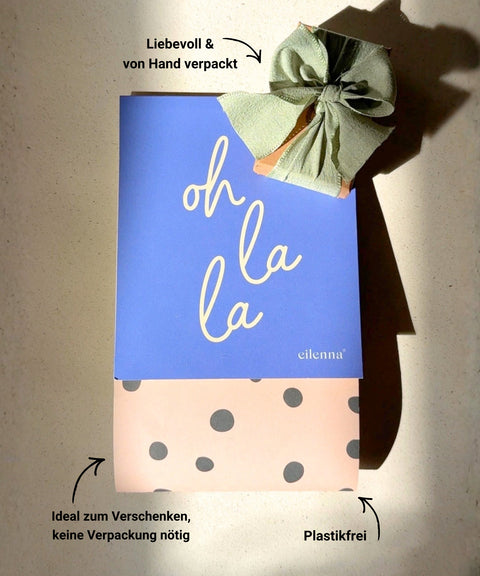 Handyhülle Pine mit Band + Natursteinkette aus Afrikanischem Türkis