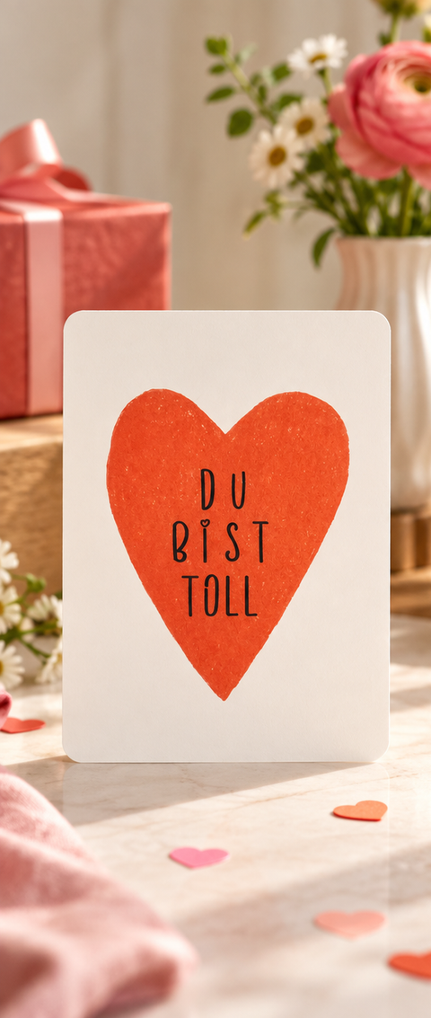 Grußkarte „Du bist toll“ – liebe Karte für deinen Lieblingsmenschen #1