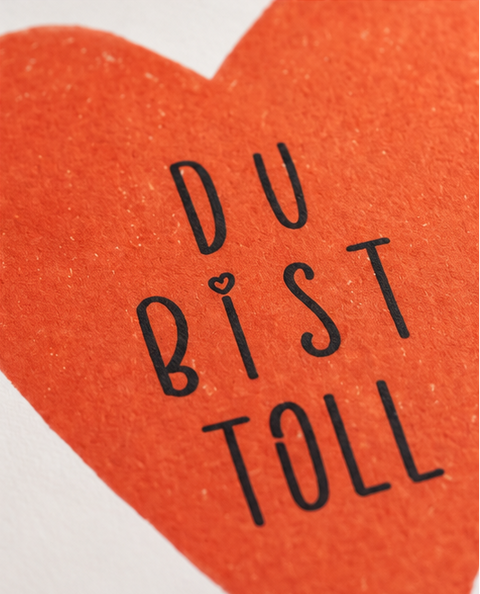 Grußkarte „Du bist toll“ – liebe Karte für deinen Lieblingsmenschen #1