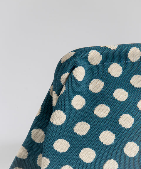 MIO Clutch Grün-Weiß gepunktet