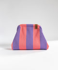MIO Clutch Rosa-Lila gestreift
