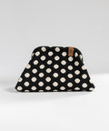 MIO Clutch Weiß-Schwarz Punkte