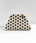 MIO Clutch Schwarz-Weiß Punkte