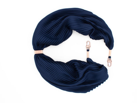 Schlüsselband lang aus Plisseestoff