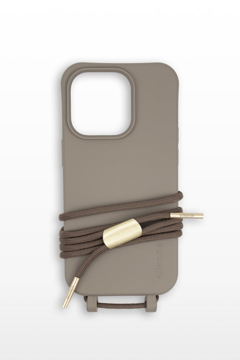 Mobile phone case with removable cord, Oak & Velvet