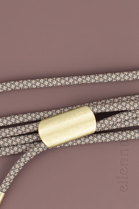 Handyhülle mit abnehmbarer Kordel, Berry & Oat