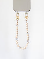 Kurze Handykette Creamy Crystal