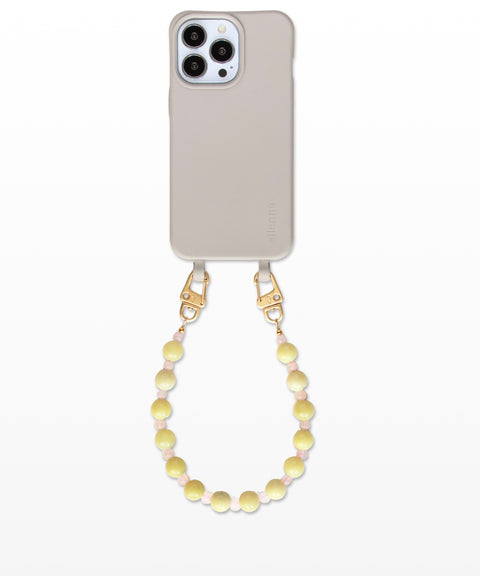 Handyhülle Clay & Handykette Lemon Sorbet