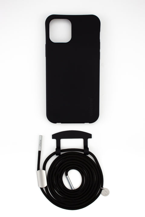 Phone case with detachable cord, Crow & Black Beauty