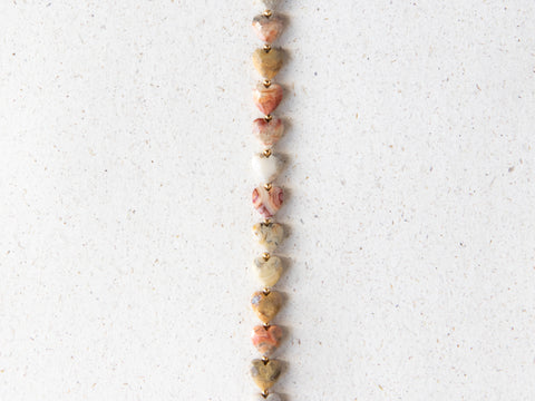 Kurze Handykette mit Crazy Lace Agate – Für Lebensfreude & Optimismus