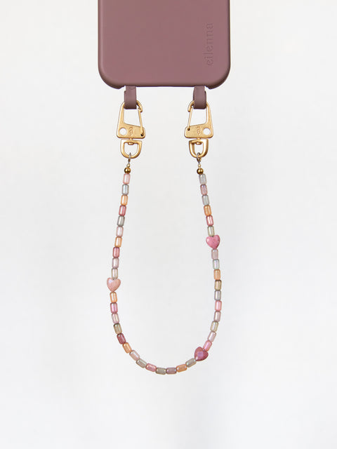 Kurze Handykette Rosé Romance