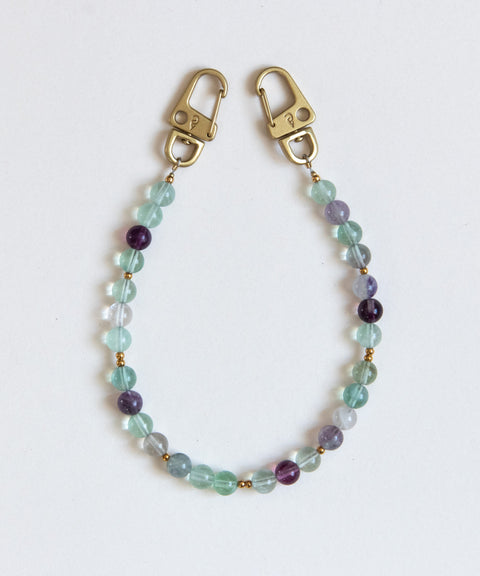 Berry phone case &amp; phone chain with rhodonite