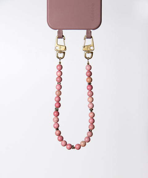 Handyhülle Berry & Handykette mit Rhodonit
