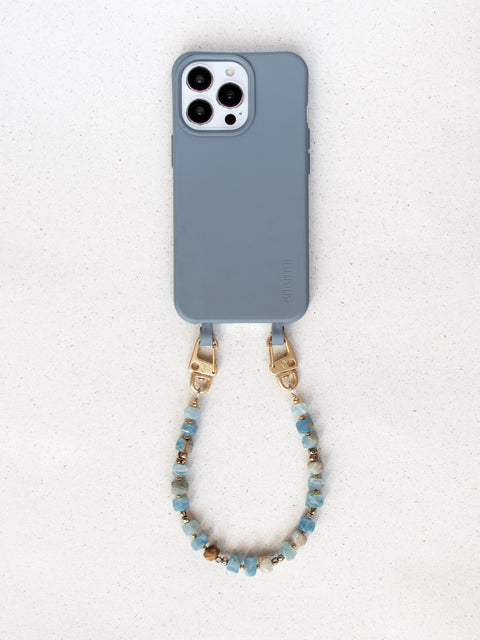 Handyhülle Nox & Handykette mit Calcit – Für Gelassenheit & Klarheit