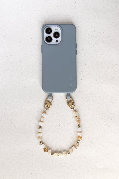 Kurze Handykette mit Citrin - Für Lebensfreude & Optimismus