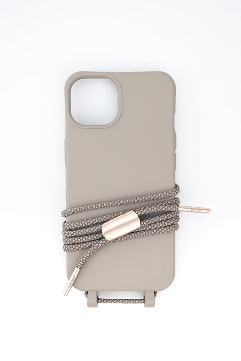 Mobile phone case with removable cord, Clay & Oat