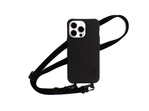 Phone case with detachable cord, Crow & Black Beauty