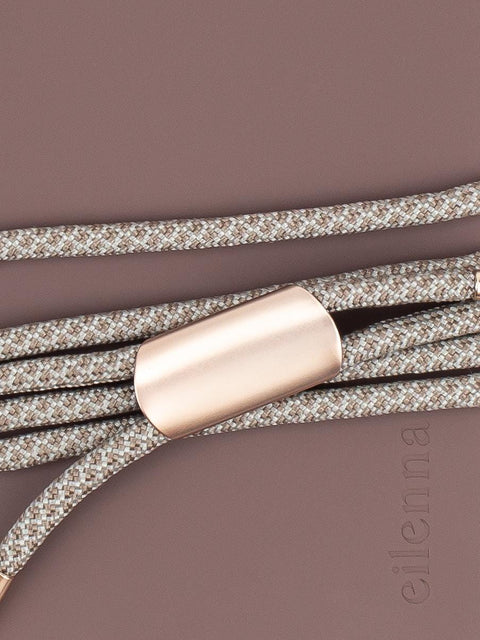 Handyhülle mit abnehmbarer Kordel, Berry & Oat