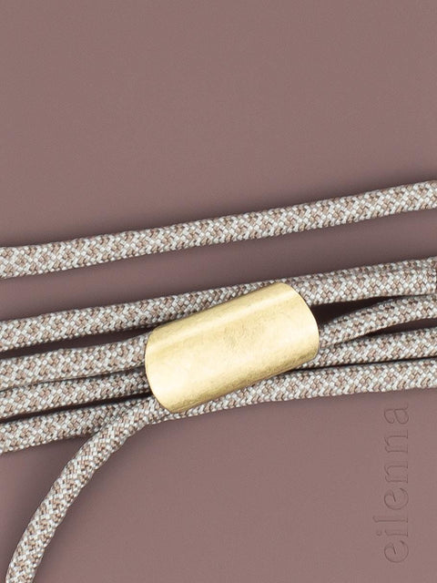 Handyhülle mit abnehmbarer Kordel, Berry & Oat