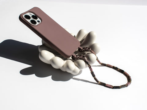 Handyhülle Berry & Handykette mit Rhodonit