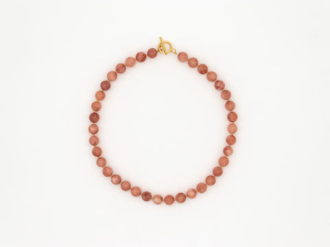 Halskette aus Chalcedon