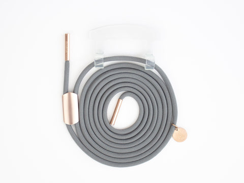 Handykordel mit Adapter, CLEAR Adapter mit Kordel PEPPELSTONE, Handarbeit von eilenna