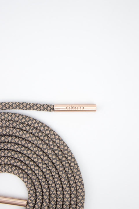 Handykette und Handyhülle für iPhone und Samsung in CLAY Grau mit Kordel OAT handmade von eilenna